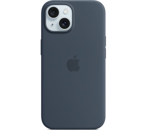 Apple iPhone 15 Silicone Case with MagSafe - Storm Blue - Image 1