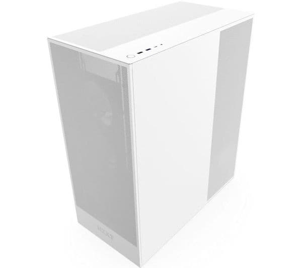 NZXT H7 Flow RGB ATX Mid-Tower PC Case White - Image 2