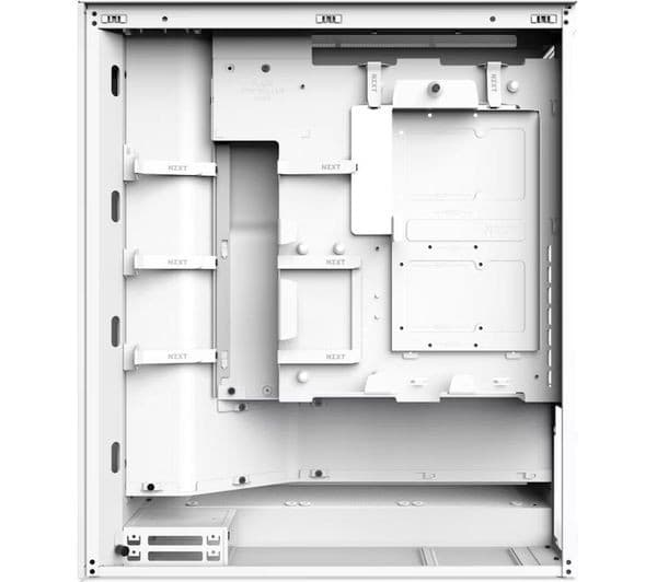 NZXT H7 Flow RGB ATX Mid-Tower PC Case White - Image 3