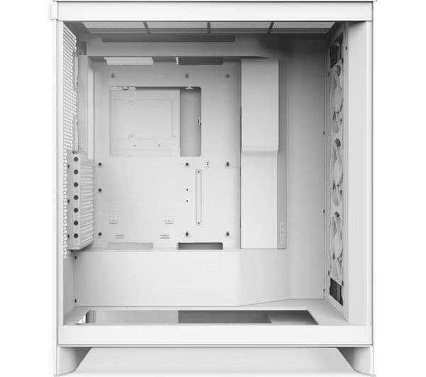 NZXT H7 Flow RGB ATX Mid-Tower PC Case White - Image 4
