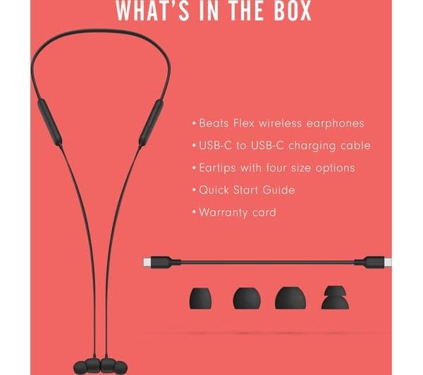 Beats Flex Wireless Bluetooth Earphones - Black - Image 9