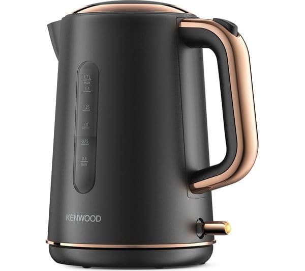 Kenwood Abbey Lux ZJP05 1.7L 3000W Jug Kettle - Dark Grey & Rose Gold - Image 1