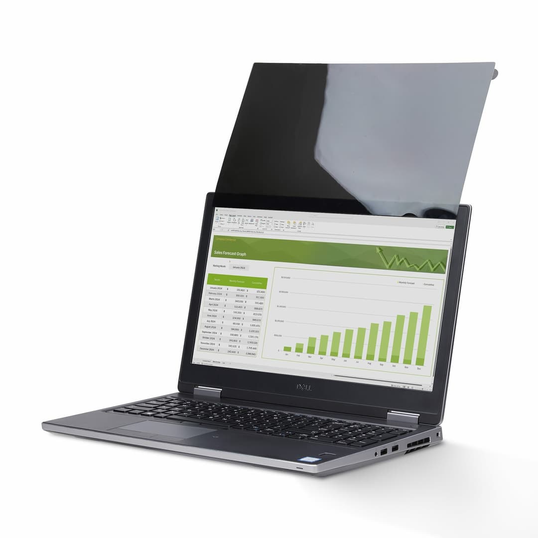 StarTech.com 14-inch 16:10 Flip-Up Privacy Screen with Touch, Anti-Glare Blue Light Filter, Laptop Monitor Screen Protector, +/- 30 Deg. View Angle - Image 4