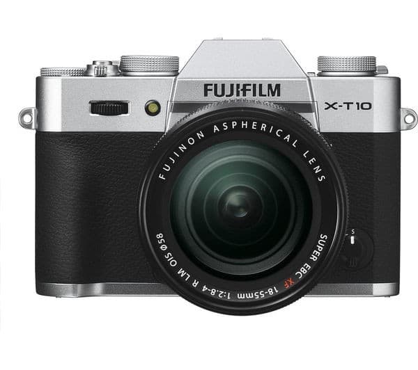 FUJIFILM X-T10 Compact System Camera with XF 18-55 mm f/2.8-4.0 LM OIS Zoom Lens - Silver - Image 2