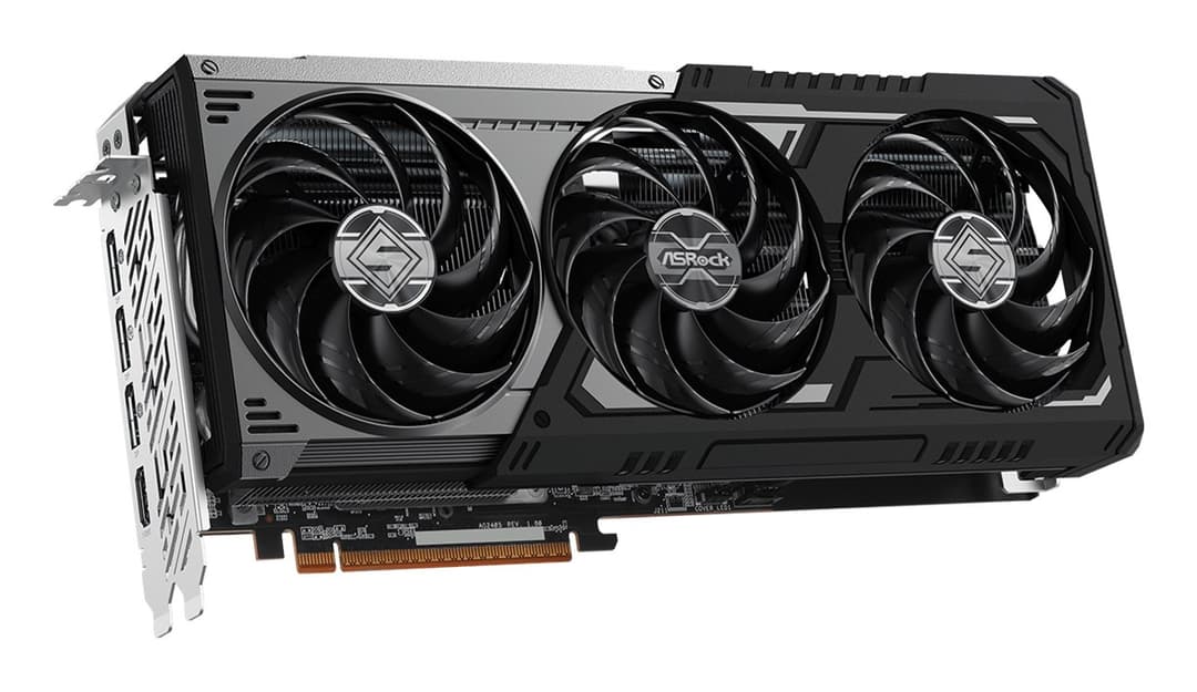 Asrock Radeon RX 9070 XT Steel Legend Dark AMD 16 GB GDDR6 - Image 3