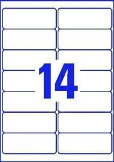 Avery J8163-100 QuickDry Address Labels 100 sheets - 14 Labels per Sheet - Image 1