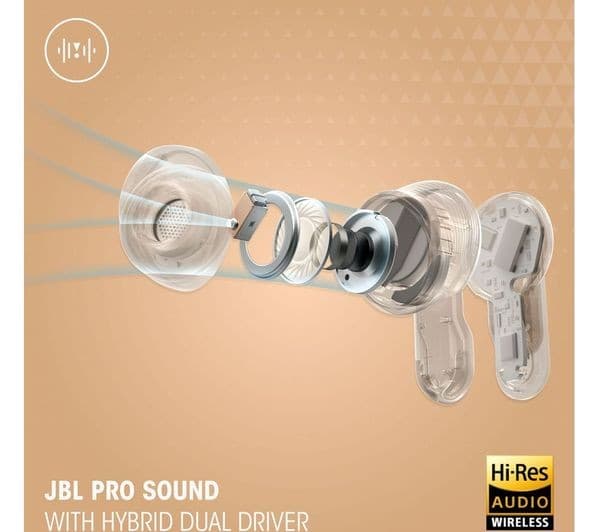 JBL Tour Pro 3 Wireless Bluetooth Noise-Cancelling Earbuds - Black - Image 6