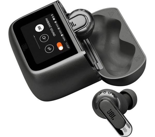 JBL Tour Pro 3 Wireless Bluetooth Noise-Cancelling Earbuds - Black - Image 9
