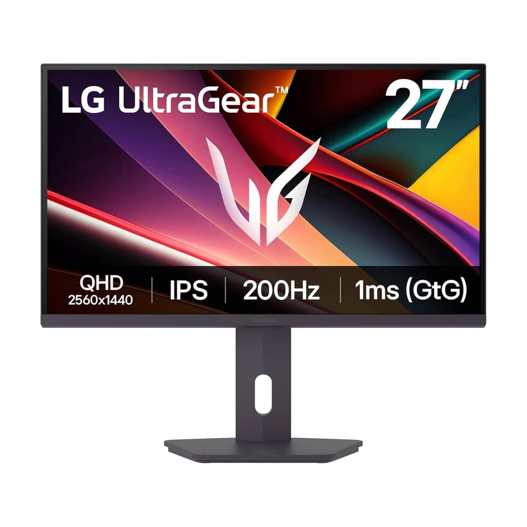 LG UltraGear 27G610A-B 27" IPS Quad HD 200Hz 1ms Freesync Premium Height Adjustable Gaming Monitor - Image 1
