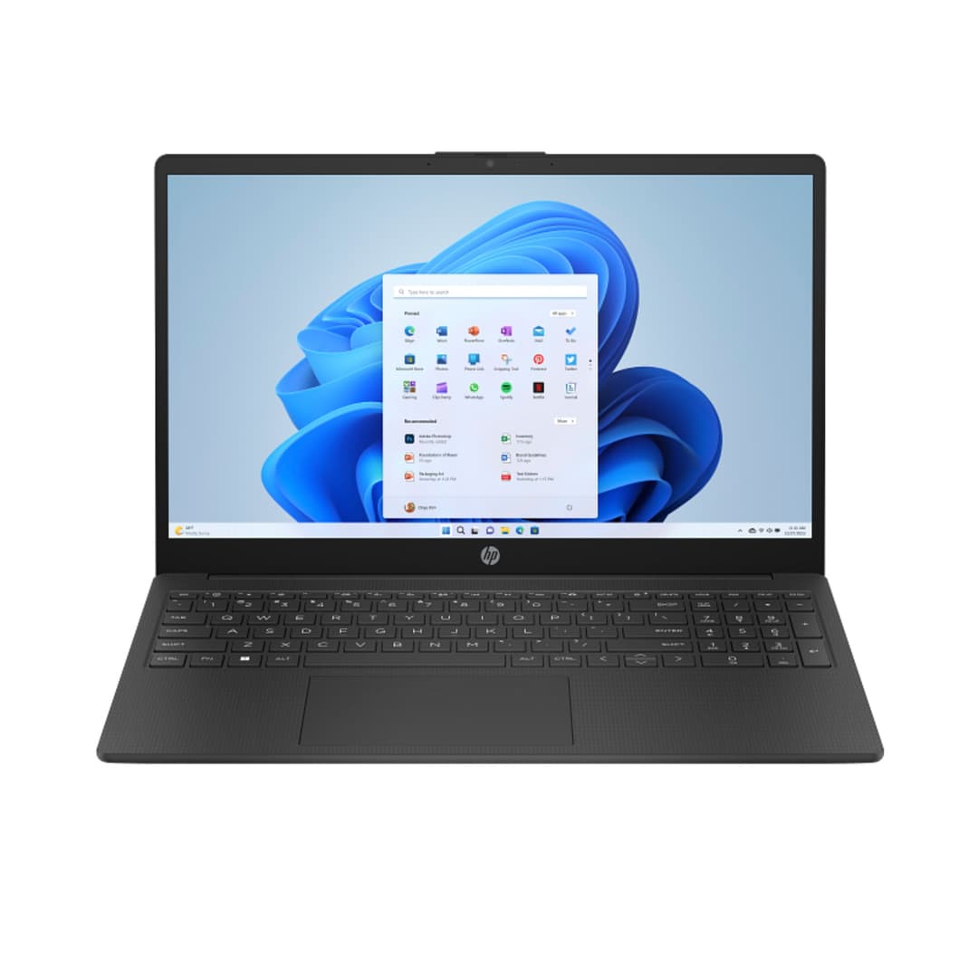 HP 15-fc0045sa AMD Ryzen 3 7320U 8GB, 256GB 15.6" Full HD Windows 11 Home Laptop - Black - Image 1