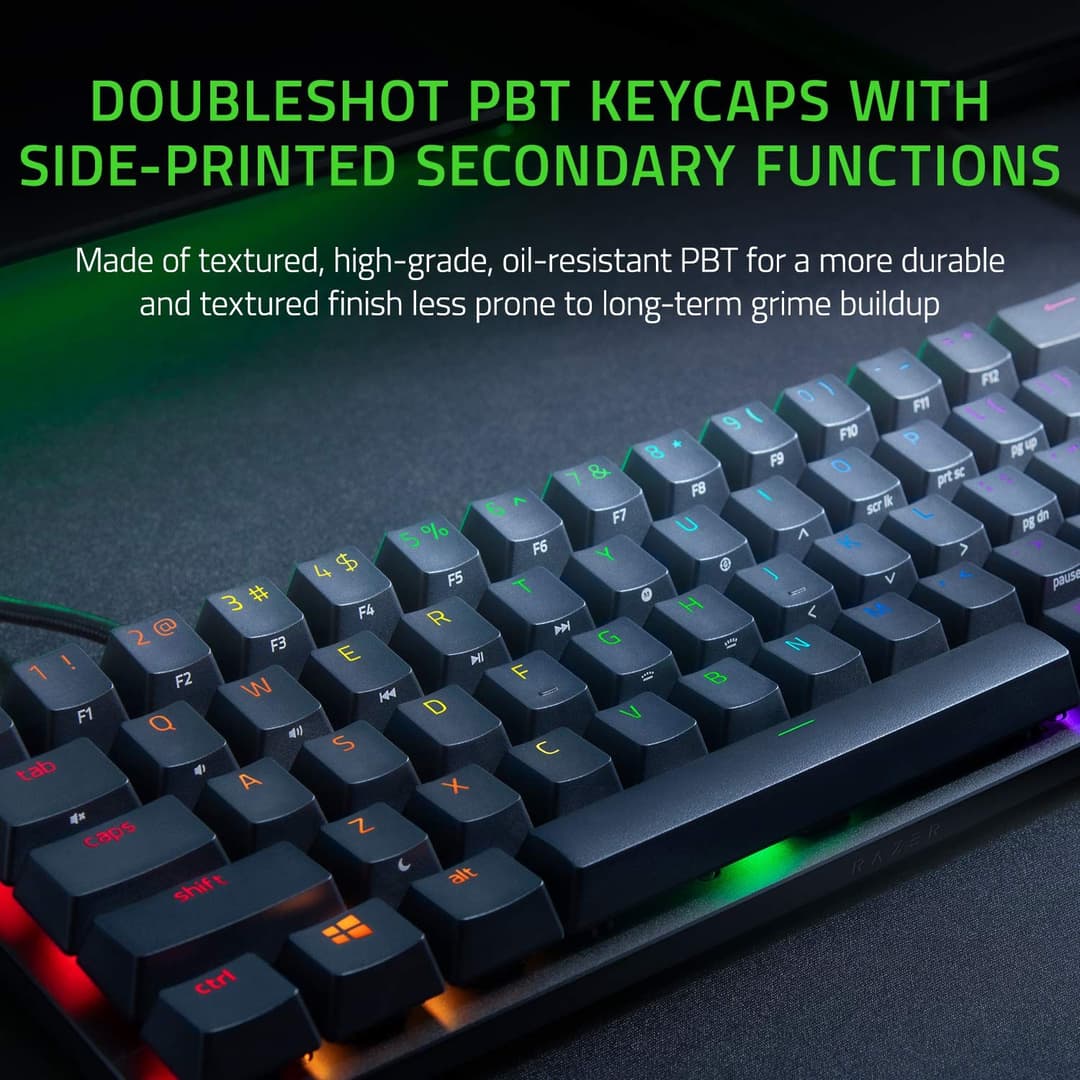 Razer Huntsman Mini 60% Compact Gaming Keyboard - Black - Image 4
