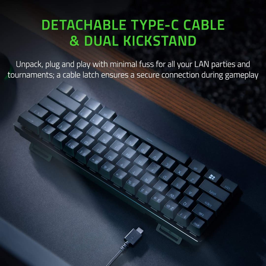 Razer Huntsman Mini 60% Compact Gaming Keyboard - Black - Image 5