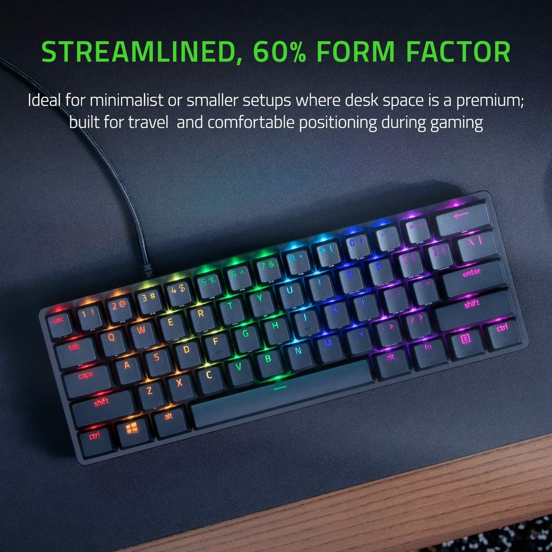 Razer Huntsman Mini 60% Compact Gaming Keyboard - Black - Image 7