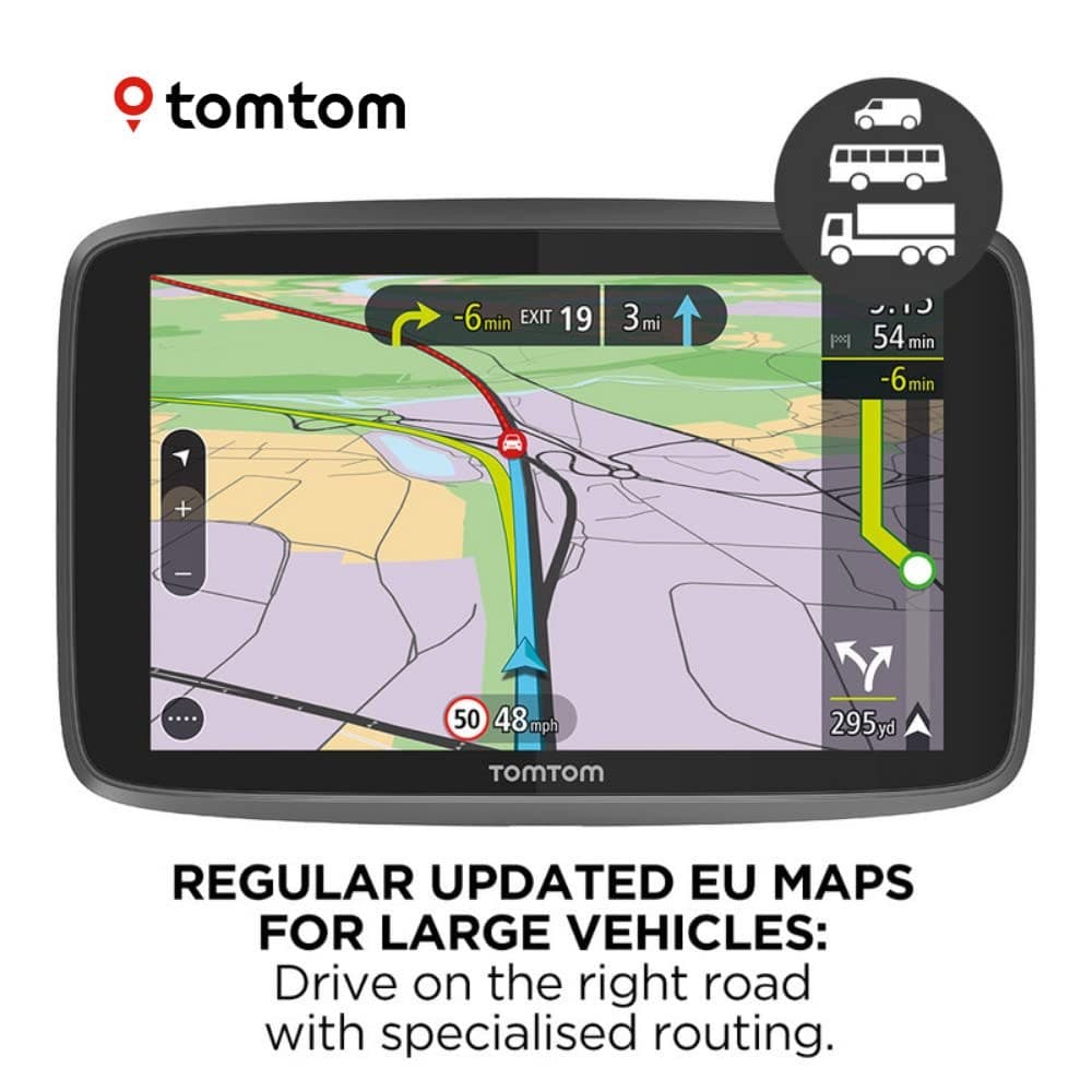 TomTom GO Professional 520 Truck Sat Nav - Black/Grey - Image 2
