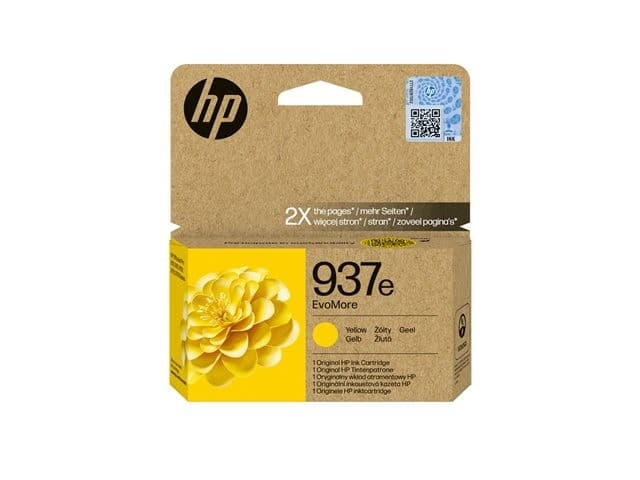 HP 937e EvoMore Yellow Original Ink Cartridge - Image 2