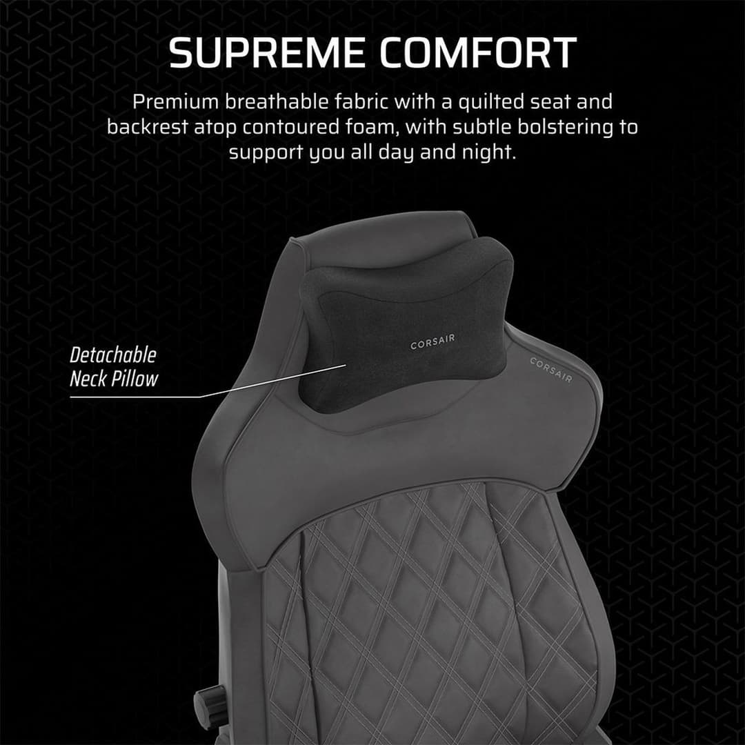 Corsair TC500 LUXE Gaming Chair - Shadow - Image 3