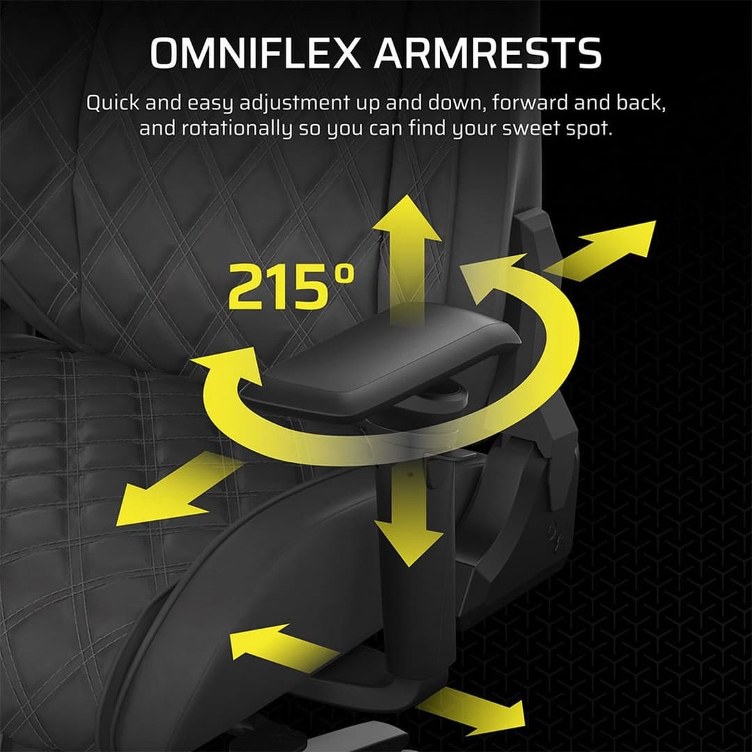 Corsair TC500 LUXE Gaming Chair - Shadow - Image 4