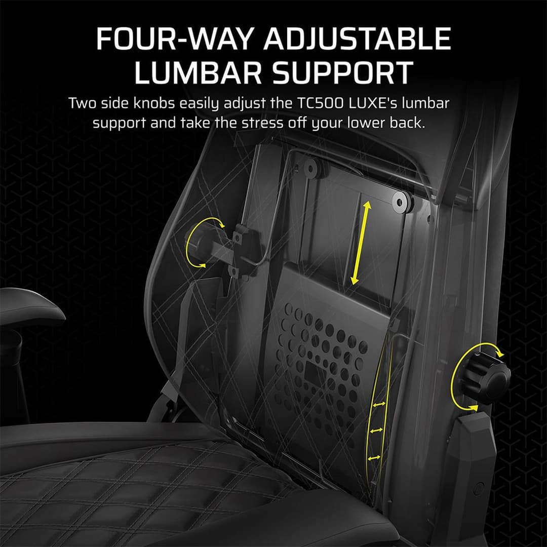 Corsair TC500 LUXE Gaming Chair - Shadow - Image 7