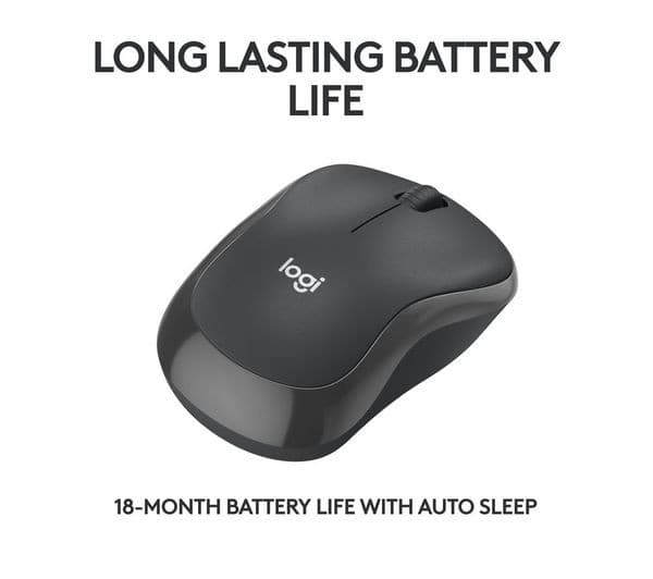 Logitech M240 Wireless Mouse Black - Image 4