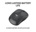 Logitech M240 Wireless Mouse Black thumbnail 4