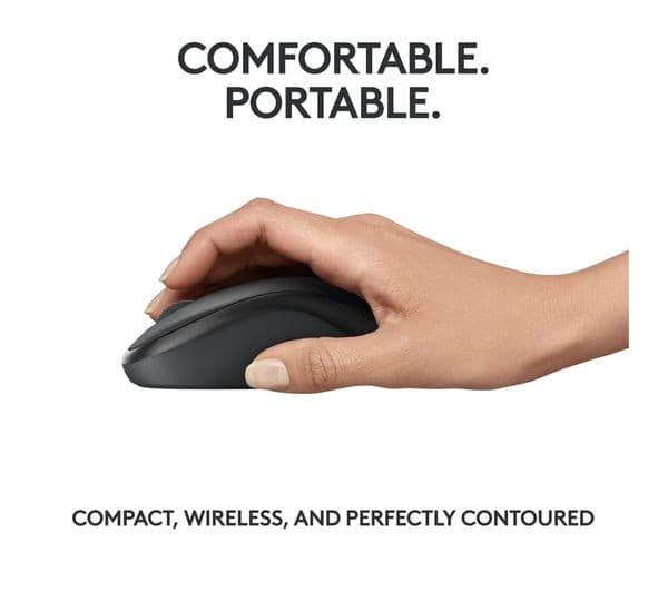 Logitech M240 Wireless Mouse Black - Image 5
