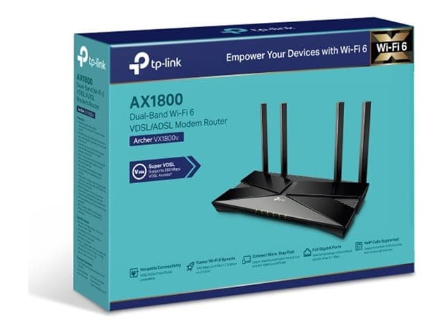 TP-LINK Archer VX1800v WiFi Modem Router - AX 1800, Dual-band, Black - Image 5