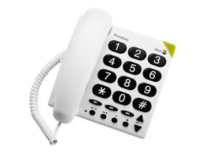 Doro PhoneEasy 311c Corded Phone - White - Image 1