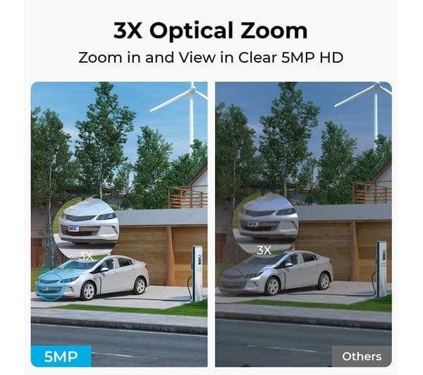 Reolink E Series 2K+ PTZ Security Camera White - Image 2