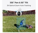 Reolink E Series 2K+ PTZ Security Camera White thumbnail 4