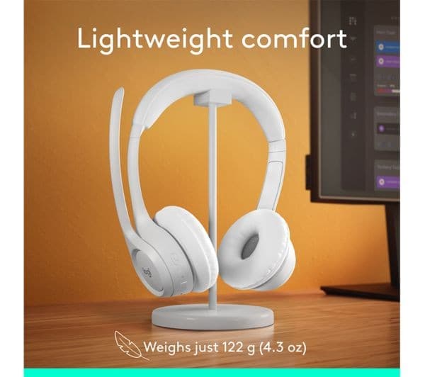 Logitech Zone 300 Wireless Headset - Off White - Image 8