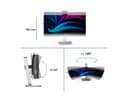 Philips 34B2U6603CH 34" Curved Ultrawide Monitor WQHD 3440 x 1440 120Hz Thunderbolt 4 5MP Webcam - Charcoal thumbnail 1