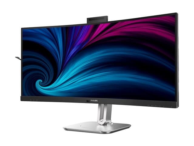 Philips 34B2U6603CH 34" Curved Ultrawide Monitor WQHD 3440 x 1440 120Hz Thunderbolt 4 5MP Webcam - Charcoal - Image 3