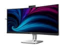 Philips 34B2U6603CH 34" Curved Ultrawide Monitor WQHD 3440 x 1440 120Hz Thunderbolt 4 5MP Webcam - Charcoal thumbnail 3