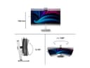 Philips 34B2U6603CH 34" Curved Ultrawide Monitor WQHD 3440 x 1440 120Hz Thunderbolt 4 5MP Webcam - Charcoal thumbnail 8