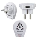 Hama World to Europe USB Travel Adapter, 1 x USB, White thumbnail 1