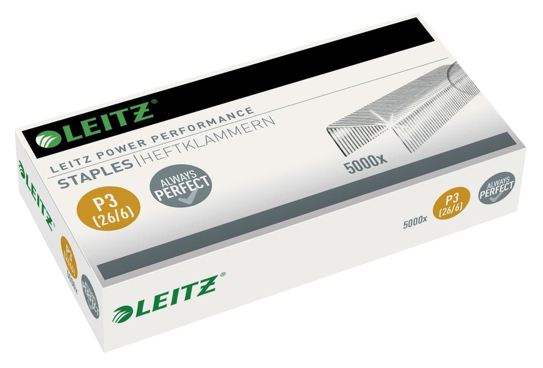 Leitz Staples P3 26/6 Box of 5000 - Image 1