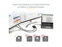 StarTech.com USB 3.0 to Dual HDMI Adapter, 1x 4K 30Hz & 1x 1080p, External Video & Graphics Card, USB Type-A to HDMI Dual Monitor Display Adapter Dongle, Supports Windows Only, Black - USB to Dual HDMI Adapter (USB32HD2) - adapter cable - HDMI / USB - TAA thumbnail 1
