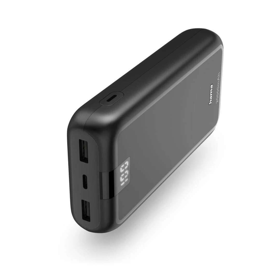 Hama 00201710 20000mAh Power Bank - Anthracite - Image 1