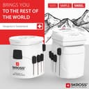 SKROSS PRO World + USB AC30PD Universal Travel Adapter - White thumbnail 2