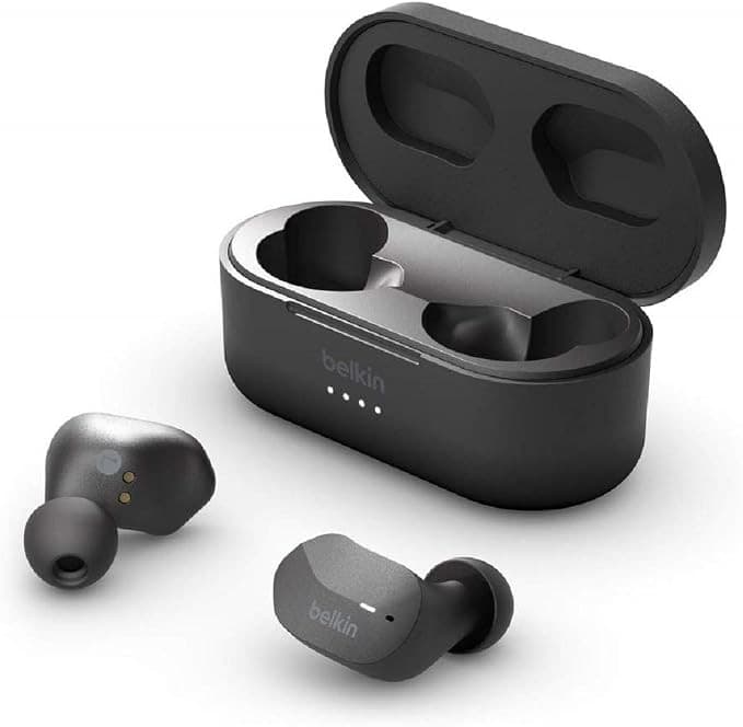 Belkin SoundForm Wireless Earbuds with Charging Case Black