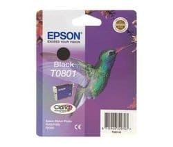 EPSON Hummingbird T0801 Black Ink Cartridge - Image 1