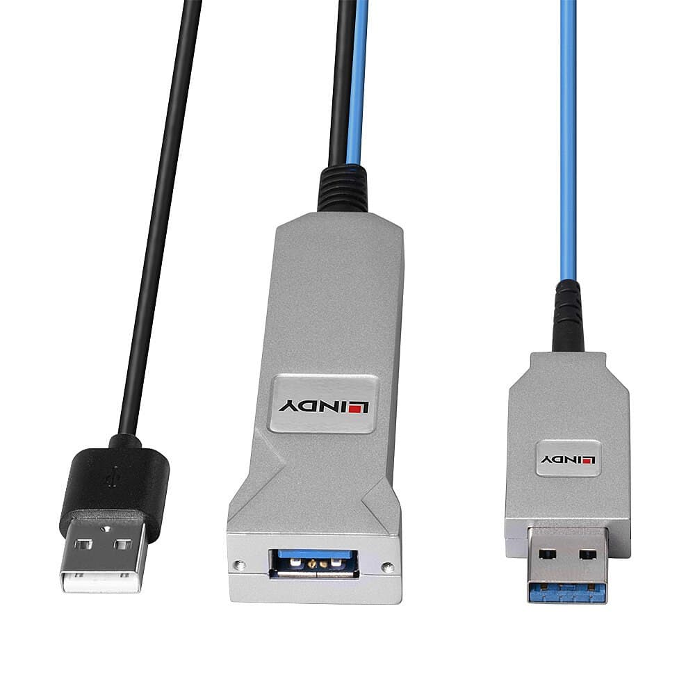 Lindy 30m Fibre Optic USB 3.0 Cable - Image 4
