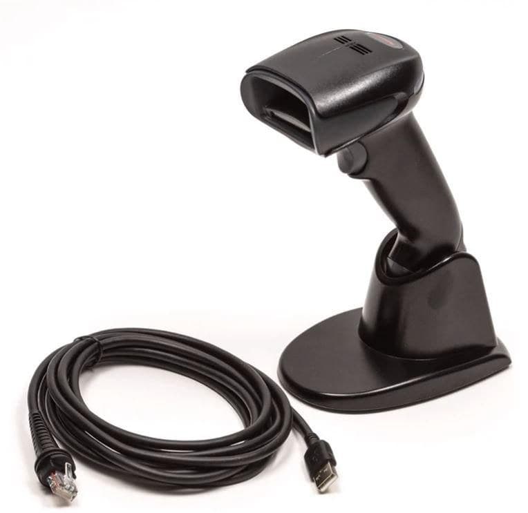 Honeywell Xenon XP 1950g Standard Range 1D/2D Corded Barcode Scanner USB Kit with 3m Cable and Stand - Black (1950GSR-2USB-2-R) - Image 1