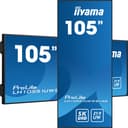 iiyama LH10551UWS-B1AG Signage Display Digital signage flat panel 2.66 m (104.7") LED 500 cd/m² UltraWide 5K HD Black 24/7 thumbnail 1