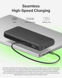 Belkin UltraCharge Pro 25000mAh Power Bank Fast Charging for Laptop - Black thumbnail 4