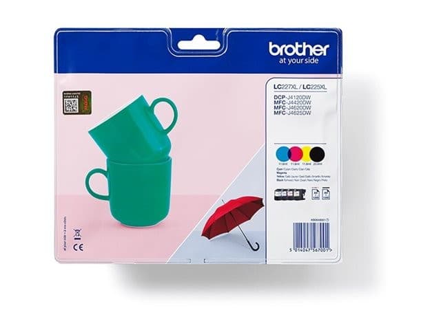 Brother LC227XLVALBP - 4-pack - High Yield - black, yellow, cyan, magenta - original - ink cartridge - Image 6