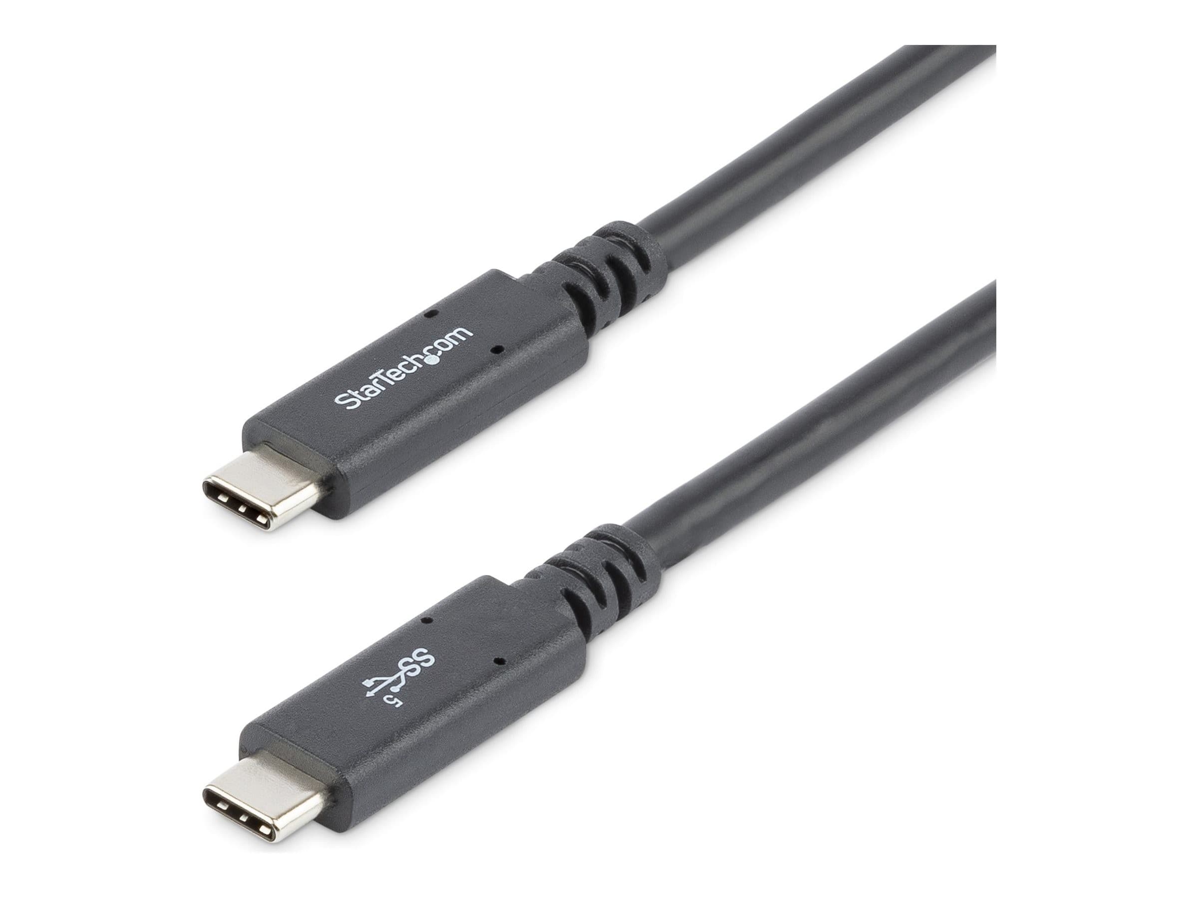 StarTech USB-C to USB-C Cable 1.8m Black
