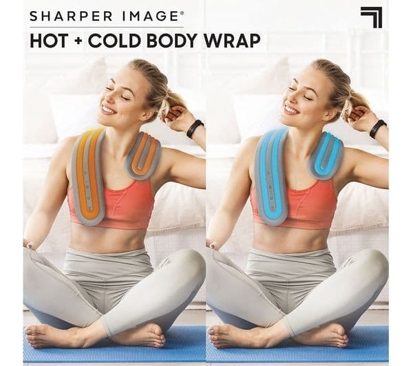 SHARPER IMAGE Hot & Cold Compression Body Wrap - Grey - Image 2
