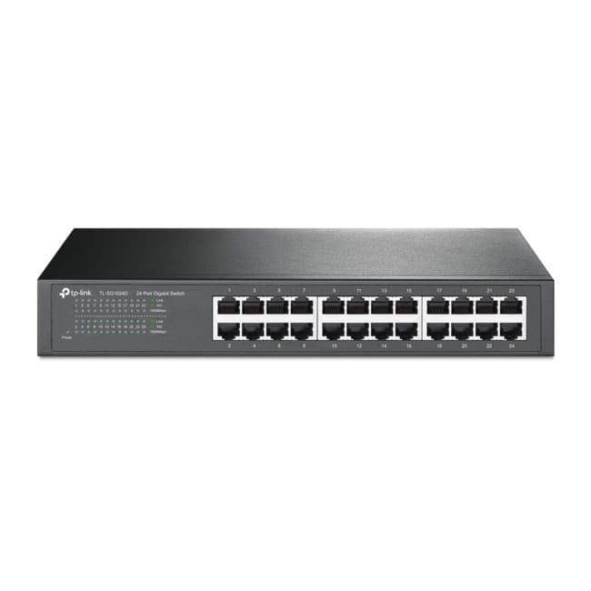 TP-Link TL-SG1024D 24-Port Gigabit Unmanaged Desktop/Rackmount Switch - Image 1