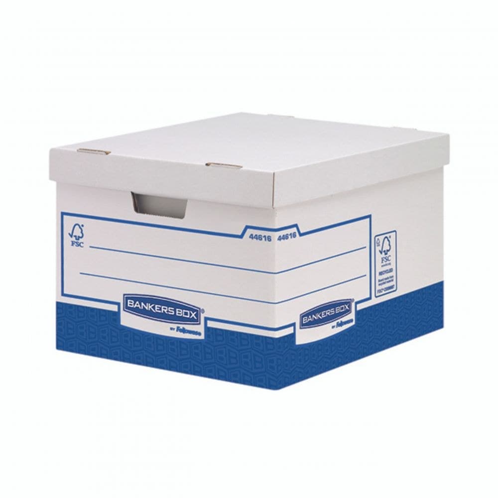 Bankers Box Heavy-Duty Large Blue Box Pack of 10 - Image 1